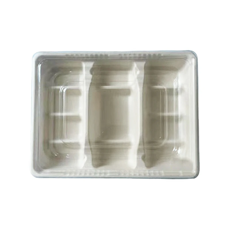 18-Comp Fast Food Packaging Disposable Lunch Box Eco-Friendly Biodegradable Sugarcane Material Take-Away Containers