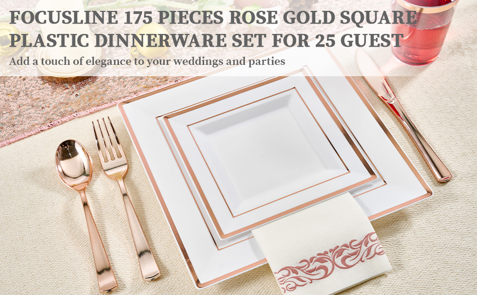 banner for rose dinnerware